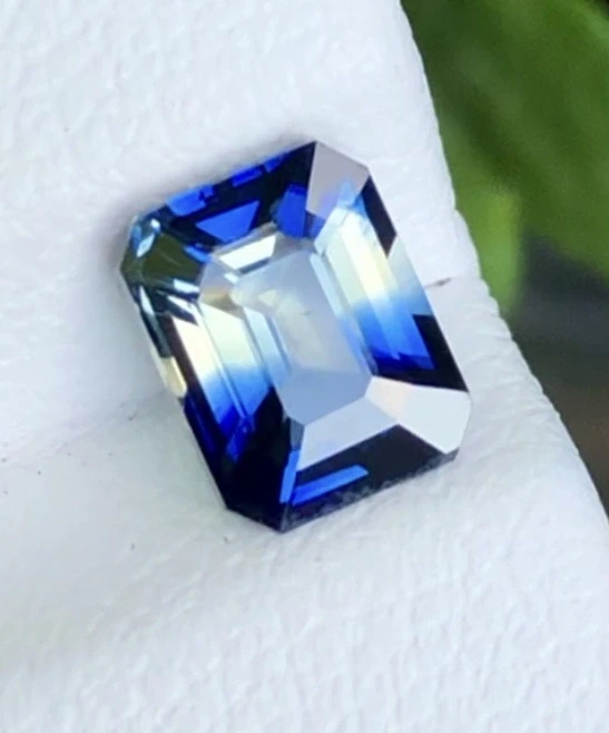 GIA CERTIFIED 1.06ct Natural UNTREATED Deep Blue Sapphire 7x5.5mm Oval — view 3