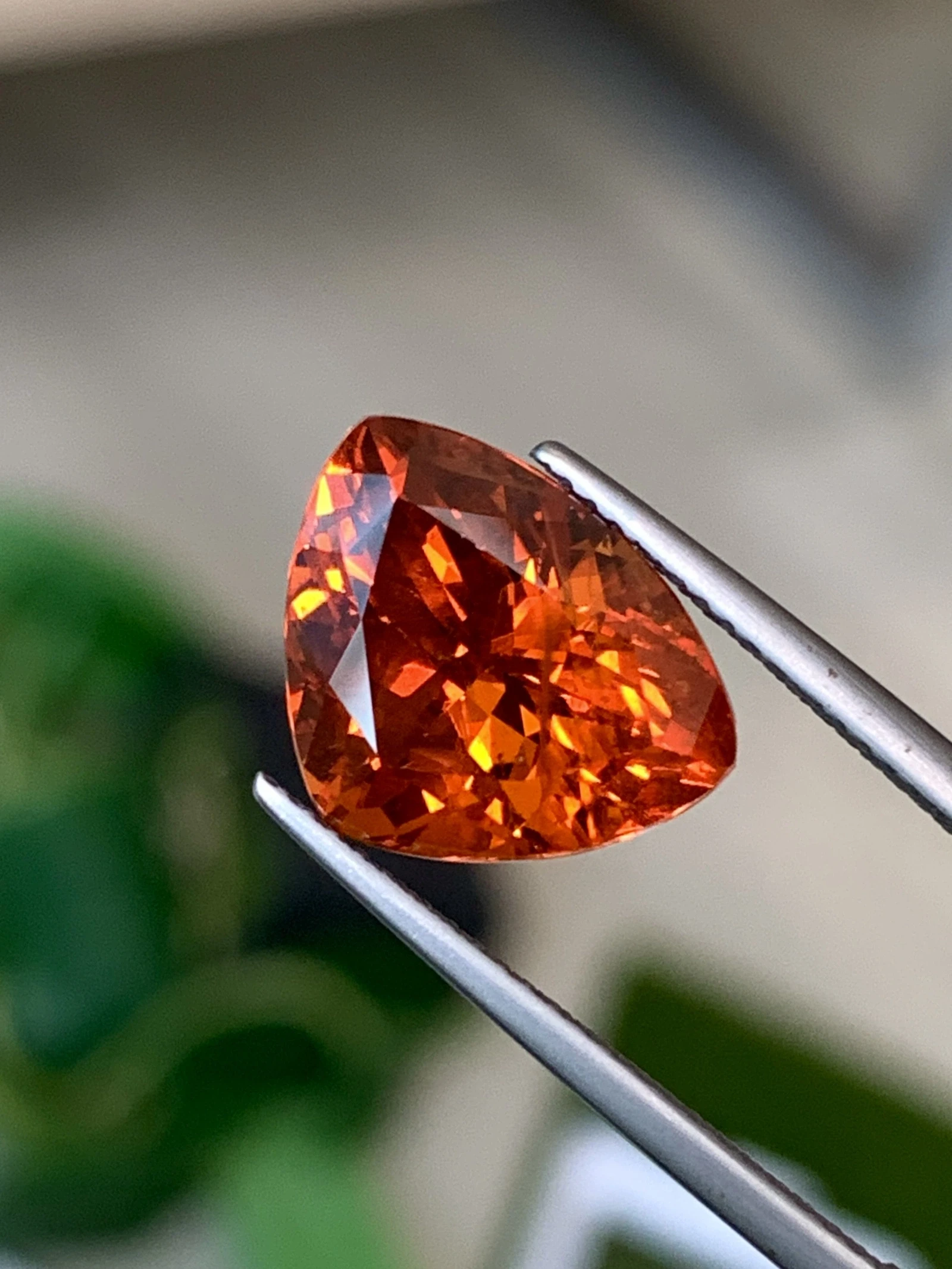7.90 Cts Nigeria Top Grade Natural Fanta Spessartite Garnet Beautiful Fire — view 2