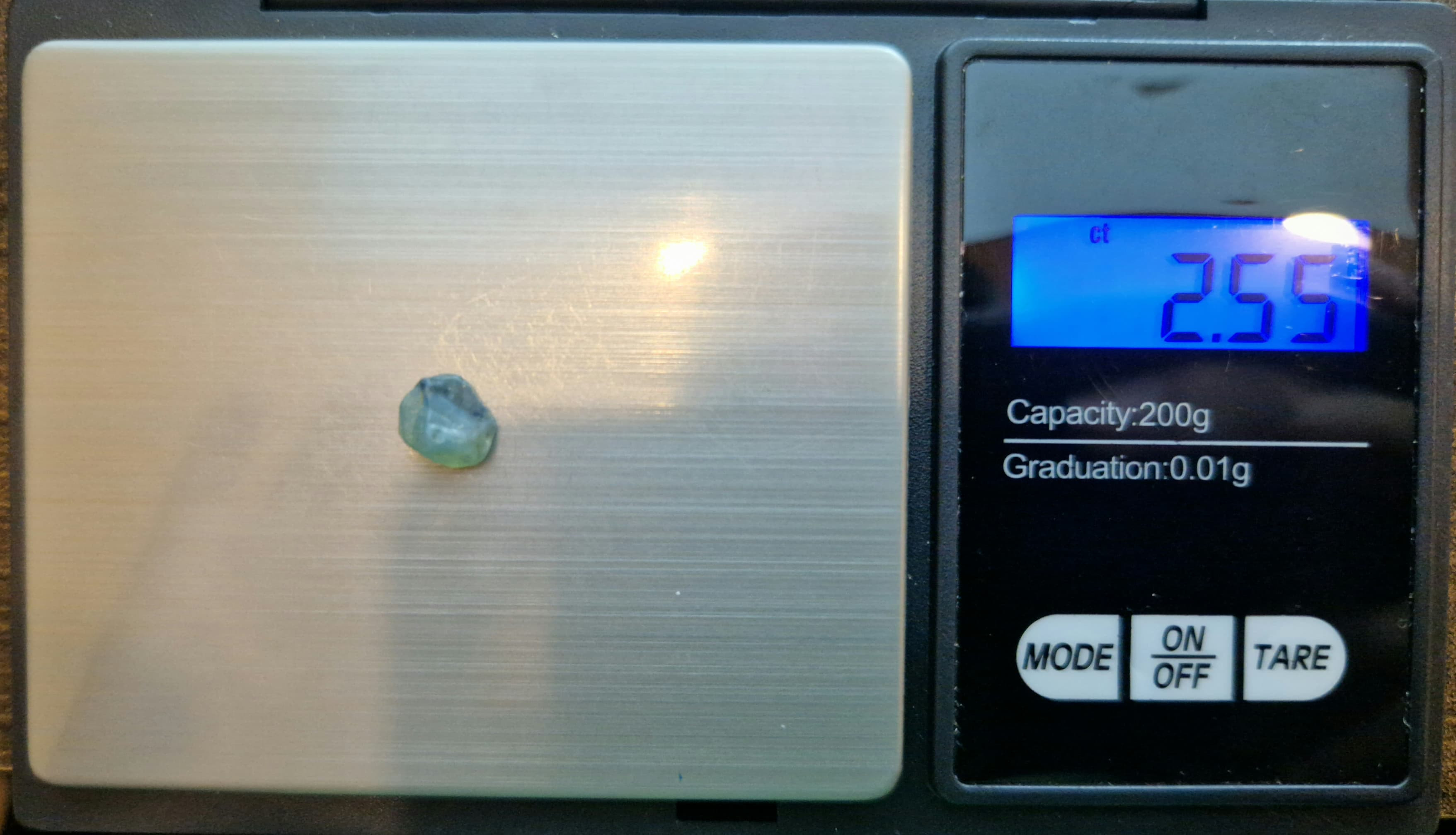 3 Ct. Green Sapphire from Nigeria — view 3