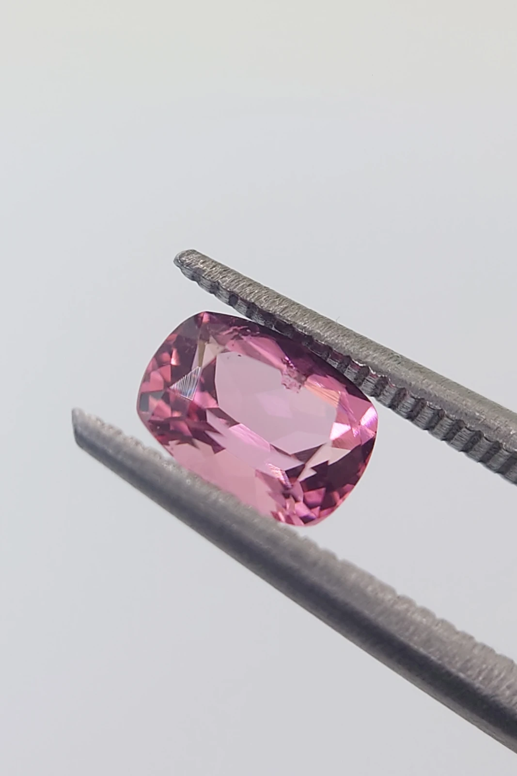 Beautiful 2.1ct Natural Baby Pink Loose Tourmaline in Fancy Cushion Cut — view 5
