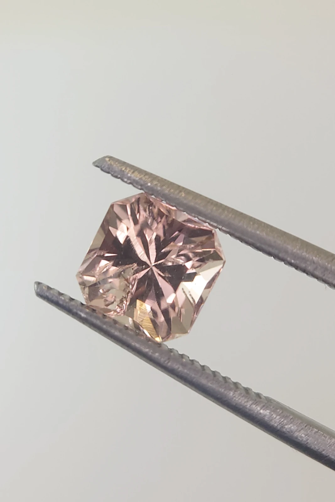 4.4ct Pink Tourmaline in Fancy Trillion Precision Cut from Keffi Mine Nigeria — view 5
