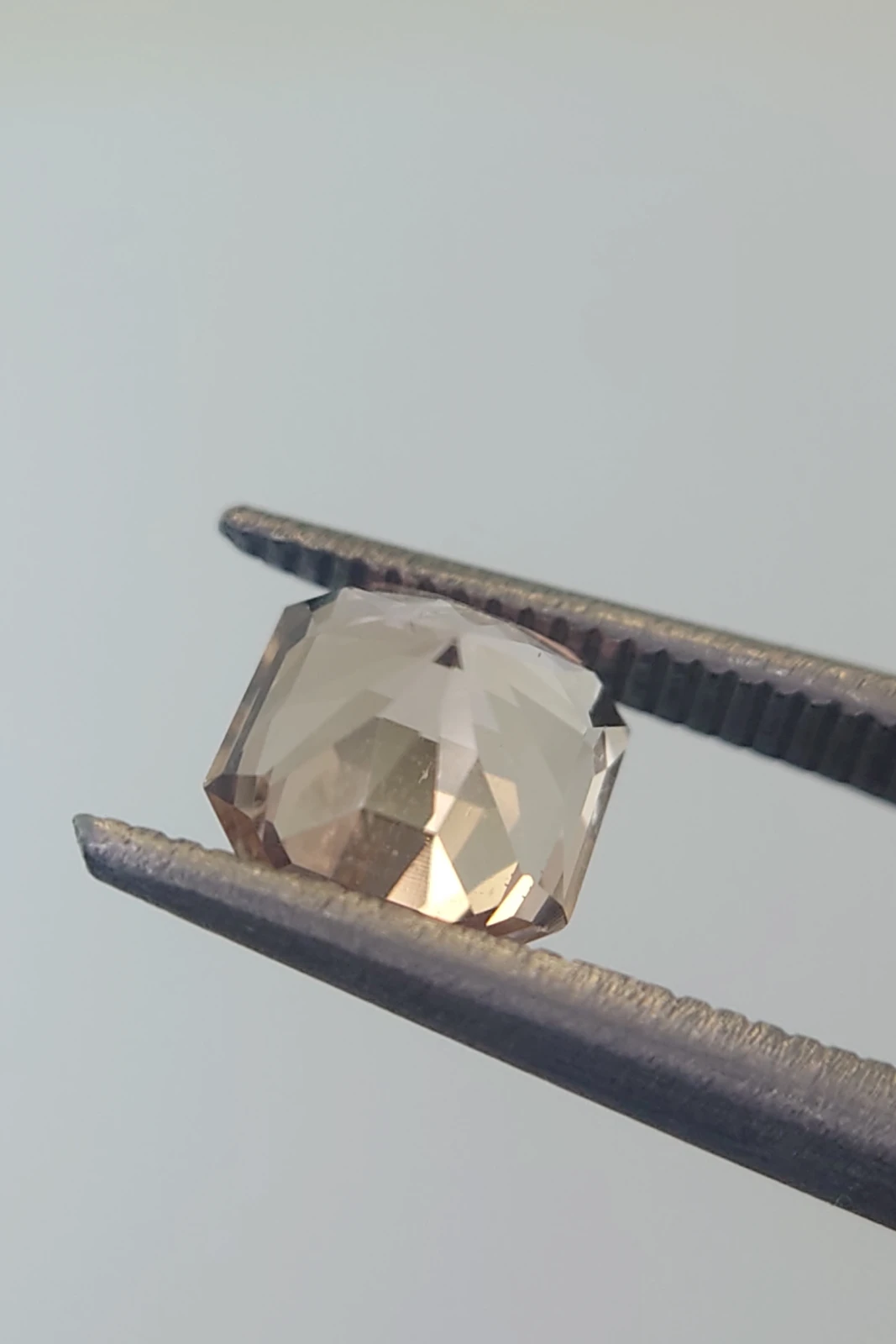 4.4ct Pink Tourmaline in Fancy Trillion Precision Cut from Keffi Mine Nigeria — view 3