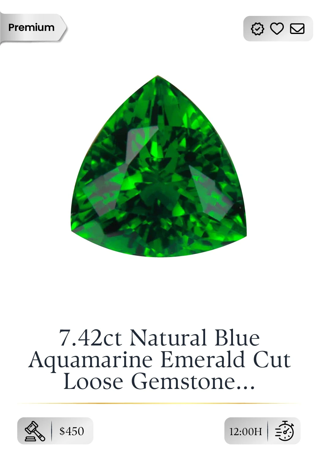 2.67ct Clean Blue Sapphire Facet Quality Rough from Madagascar — view 2