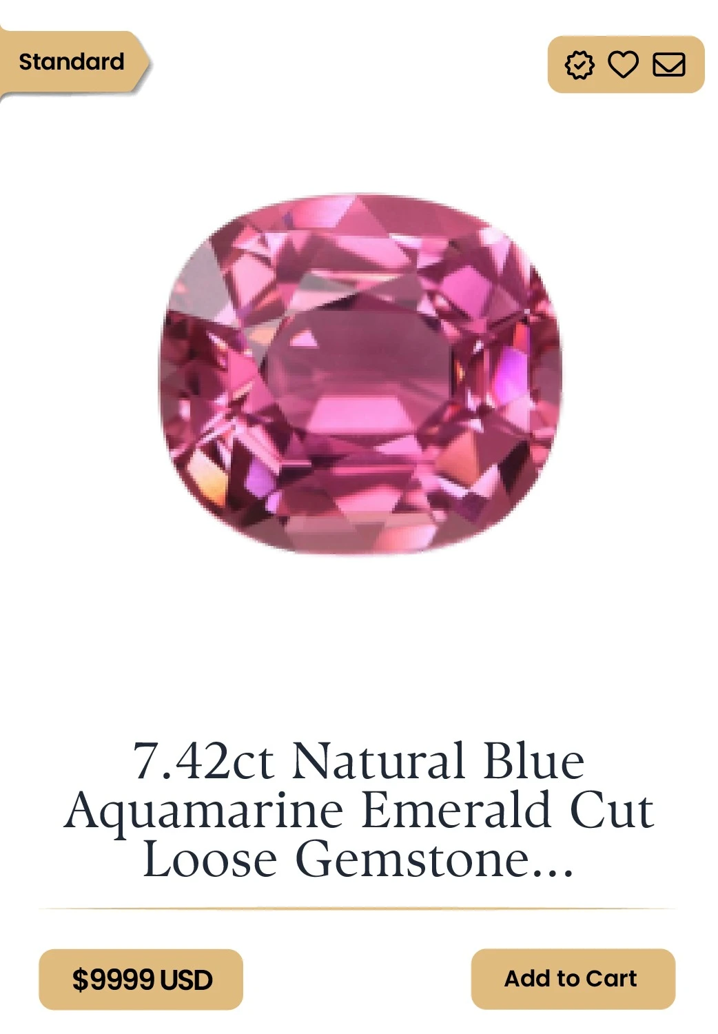 2.67ct Clean Blue Sapphire Facet Quality Rough from Madagascar — view 3