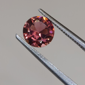 Cut stone round shape Tourmaline from Nigeria